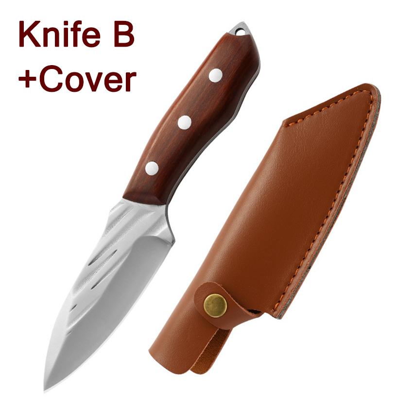 Kitchen Chef Knife Meat Cleaver Knife Butcher Hand Forged Sharp Stainless Steel Knife Fruit Butcher Boning Cooking Kitchen Tool
