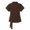 Women's Solid Mock Neck Short Sleeve T-Shirt