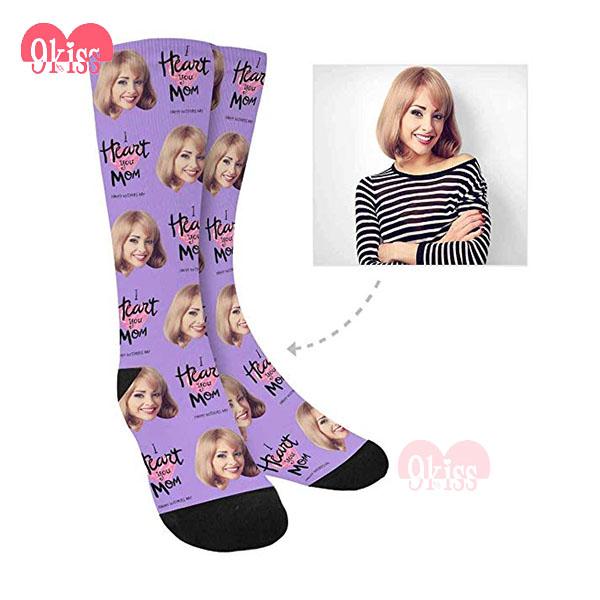 No MOQ Happy Mother's Day Funny Socks Custom for Gift