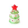 Glass Crafts Jiangsu Glass Ornaments Car Accessories Mini Micro Landscape Christmas Tree  Gift