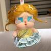 15cm Crybaby Doll Outfit Set Blue Skirt With Hair Clip Charm Accessory Collectible Dolls