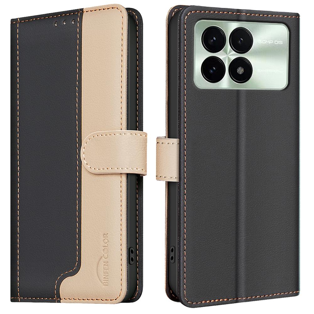 For Xiaomi Poco F6 Pro 5G/Redmi K70 5G/K70 Pro 5G Leather Case RFID Blocking