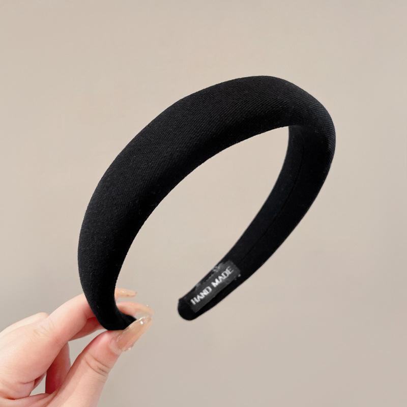 Fashion Hair Hoop Hair Bands for Women Girls Solid Color Twilled Headbands Designer Wide Hairband Hair Accessories Headwear