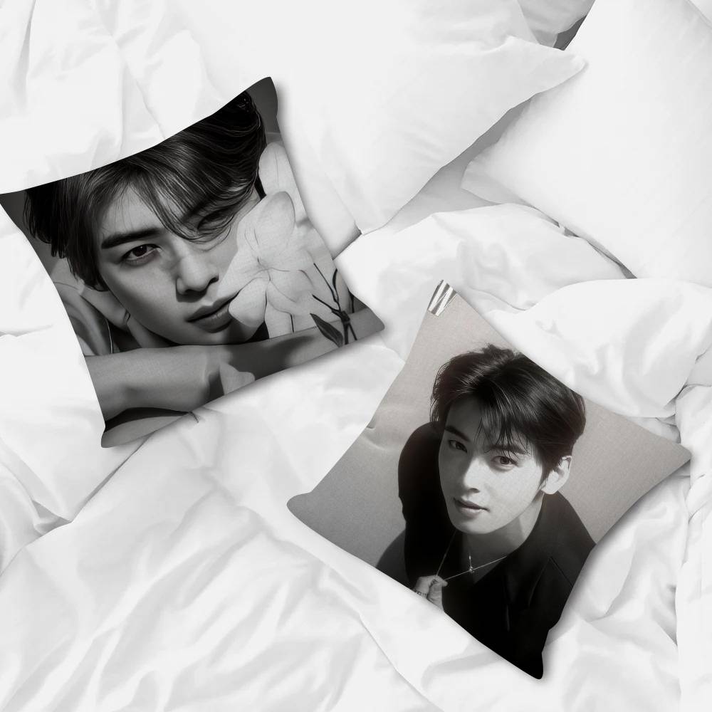 Singer Cha Ido EunWoo  45*45cm Cushion Cover Pillow Cover Decor Pillowcase Home Pillowcase for Couch Pillow