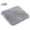 Comfortable Desk Chair Pad Plush Cushion with Ties, Fuzzy Seat Anti-slip Thickened Fluffy Bottom, Warm Winter Mat for Office Dining