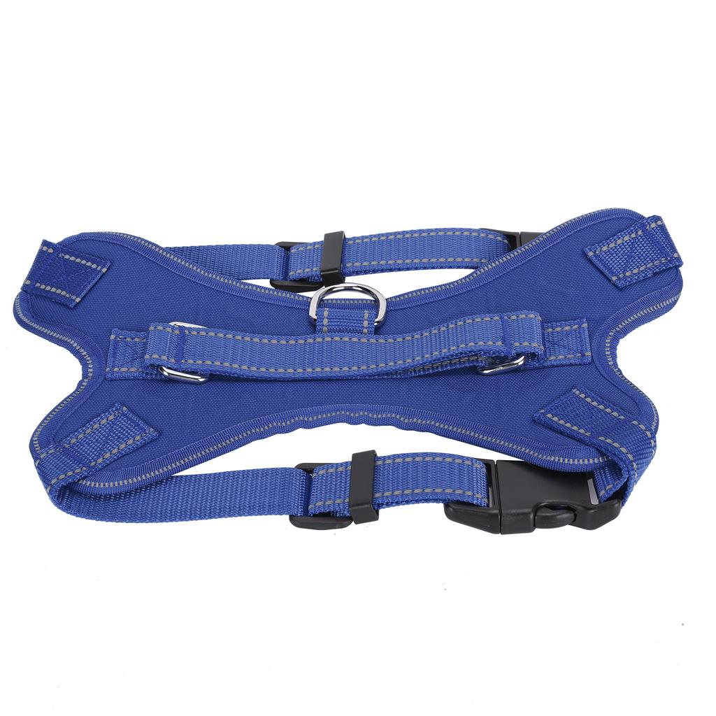 Haustierweste Reflektierender Streifen Geschirr Verstellbar Oxford-Gewebe Explosionsgeschützt für Hund