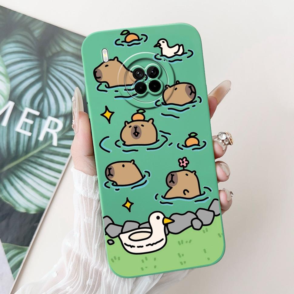 For Huawei Y9a Case FRL-23 FRL-L22 Fashion Painted Cover Soft Silicone TPU Phone Case For Huawei Y 9a Y9a Back Cover