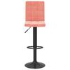 Bar Stool Pink Velvet