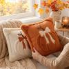 Wear Resistant Pumpkin Plush Cushion Comfortable Decorative Pillow Case Pillowslip  Home Decor