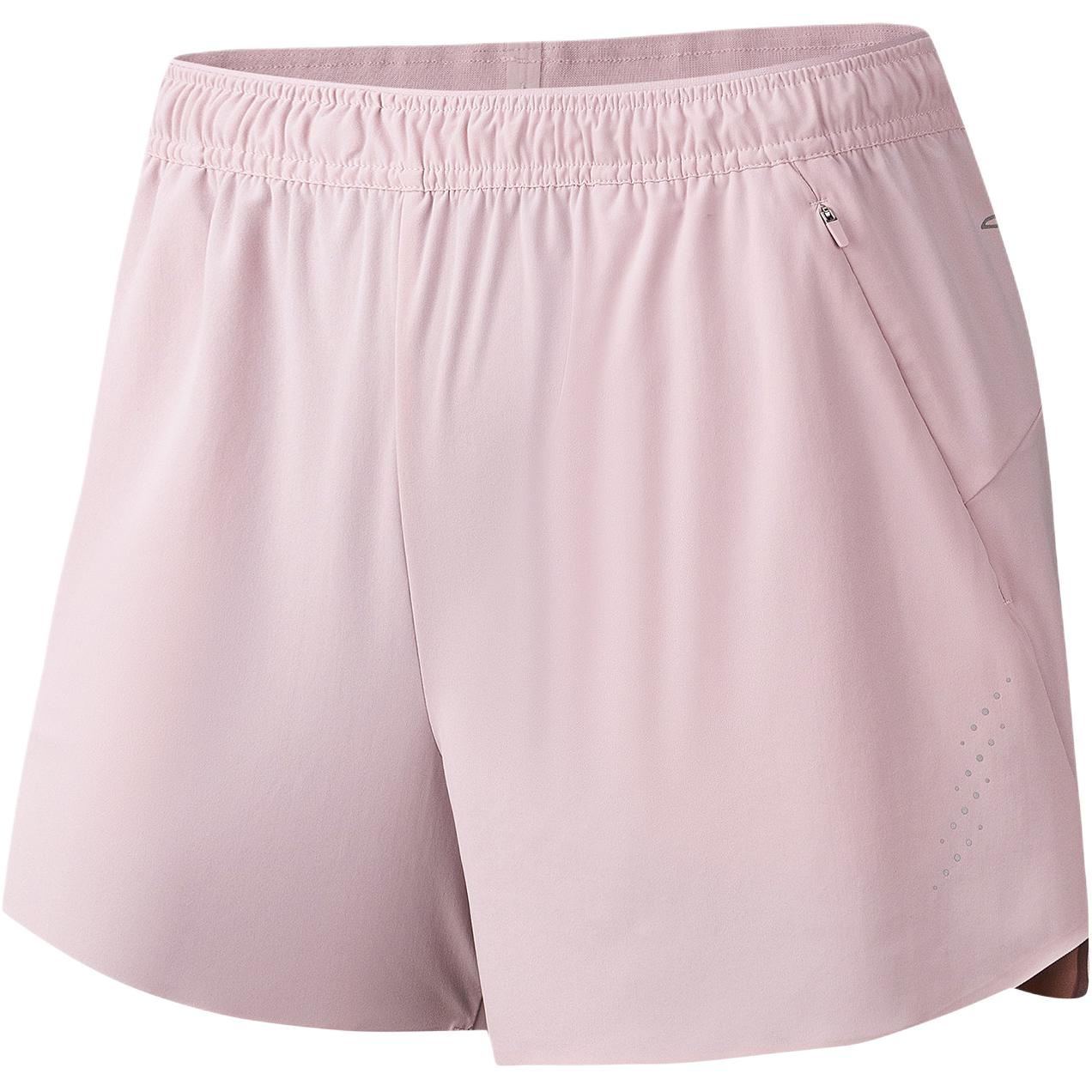 Anta Simple Soft Solid Color Versatile Sports Shorts Women bottoms 162625304-3 L