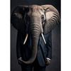 Businessman Animals Suit Style Art Canvas Painting Fashion Style Animals Mural Wall Art Posters Pictures for Living Room Decor