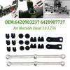 Nuovo Collettore di Aspirazione in Alluminio Flap di Turbolenza Bielle di Collegamento Kit di Riparazione Auto Per Mercedes Benz OM642 6420903237 6420907737