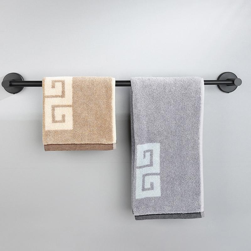 Not Drill Installation Extendable Towel Brackets Steel Bathroom Towel Rack Strong Grip Suction Cups Strong for Home Use