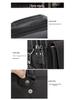 Men's Classic Top Grain Leather Crossbody Bag - Genuine Vertical Shoulder Bag for Casual Commute