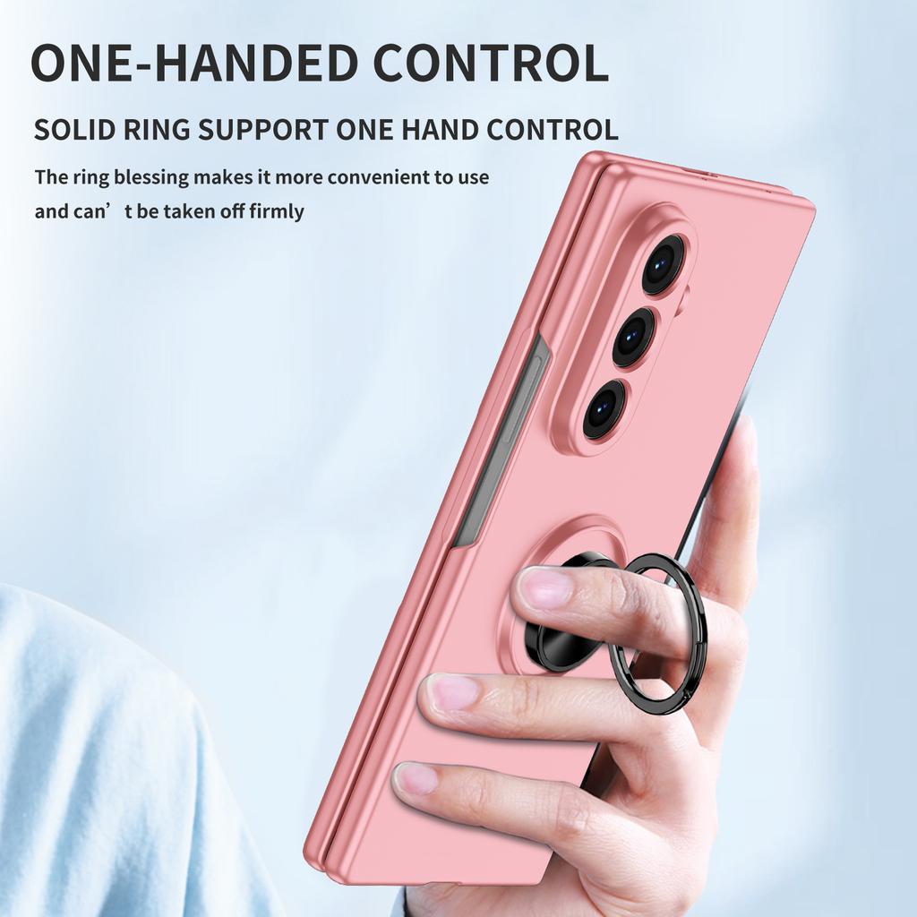 For Samsung Galaxy Z Fold 7 6 5 4 3 360° Rotatable Magnetic Ring Foldable Shockproof Phone Case