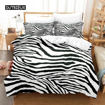 Creative Zebra Bedding Set Duvet Cover Set 3d Bedding Digital Printing Bed Linen Queen Size Bedding Set Fashion Design