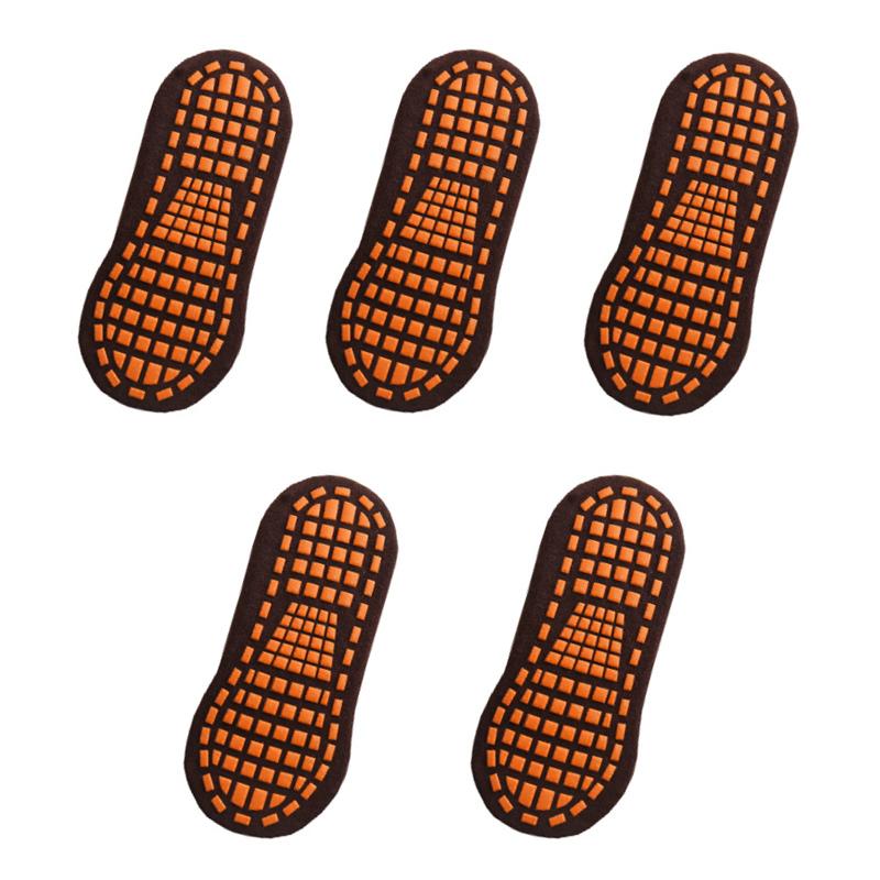 5 Çift/Set Erkek Kaymaz Pamuk Çorap Kadın Çocuk Yaz Komik Trambolin Yoga Kaymaz Bilek Kısa Çorap Parti