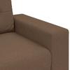 Loveseat Sofa In Brown 180 X 77 X 82 Cm Fabric