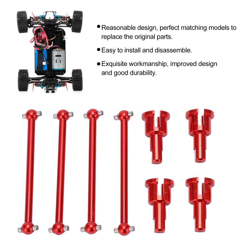 4pcs Metal Dog Bone Differential Joint Cups Set for A959 A949 A969 A979 1Celsius18 RC Car Parts