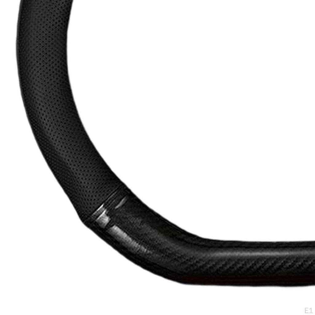 Car Steering Wheel Cover Decoration, Long Driving Anti Slip Protector Travel Shock Absorption