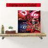 Manchester 5D Diy Diamond Painting Round Diamond Diy Frameless Holiday Artwork Suitable For Home Office Wall Decoration