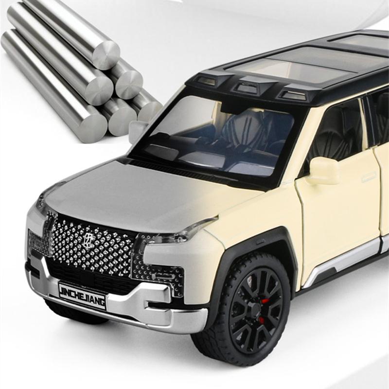 1/32 BYD Look Upat U8 SUV-Legierungsautomodell aus Druckgussmetallspielzeug Geländewagenautomodellsimulation Ton und Licht Kindergeschenk
