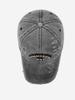 Single Pack Minimalist Casual Versatile Washed Baseball Cap with Fashion Embroidered Letters for Sun Protection