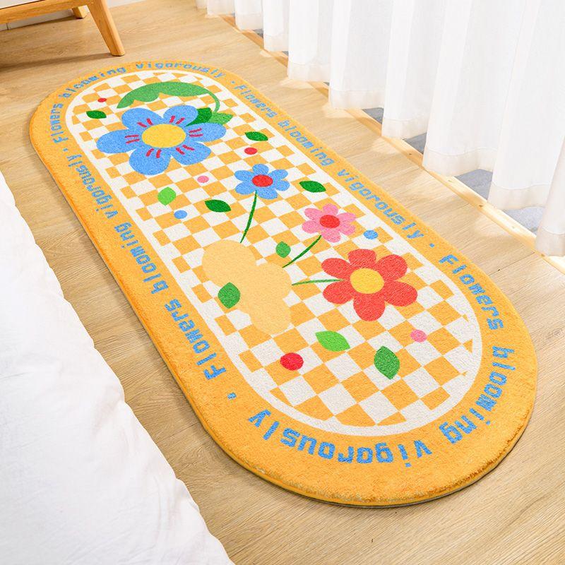 Household Door Carpet Bedroom Bedside Blanket Bathroom Bathroom Door Non-slip Floor Mat Living Room Floor Mat