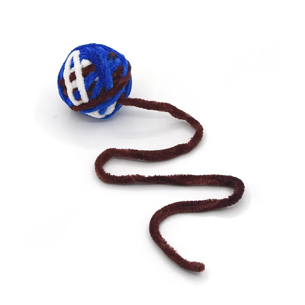 Haustier Katzenspielzeug Selbstunterhaltend Kauen und Ärgern Katzenspielzeug mit Glocke Kätzchen Farbige Bälle Interaktives Spielzeug Haustierprodukte Zubehör