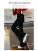 Girls' Micro-Flared Black Pants - Stylish & Warm for Autumn/Winter 2025