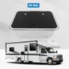 RV Sink Square 15.2 X 11.2 X 5.44in Single Bowl Stainless Steel Sink with Tempered Glass Lid and 40mm Drain Hole