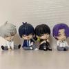 6cm 4pcs/set Blue Lock Gk Anime Figure Isagi Yoichi Bachira Meguru Shoulder To Shoulder Sleep Mini Kawaii Model Statue Kid Toys