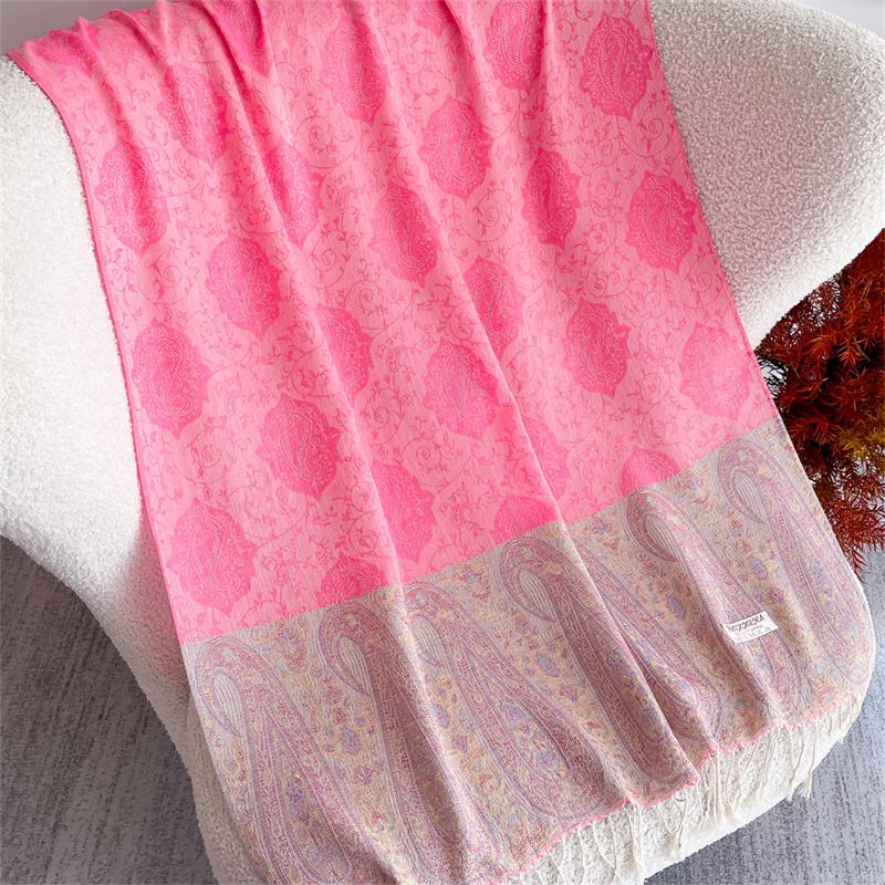 Women Paisley Scarf Cashmere Feeling Shawls Tassel Blanket Wraps Lady Scarves Foulard Bufanda Jacquard Pashmina Poncho Stoles