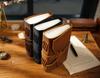 Crazy Horse Leather Loose-Leaf Notebook: Genuine Cowhide Diary In Retro Style