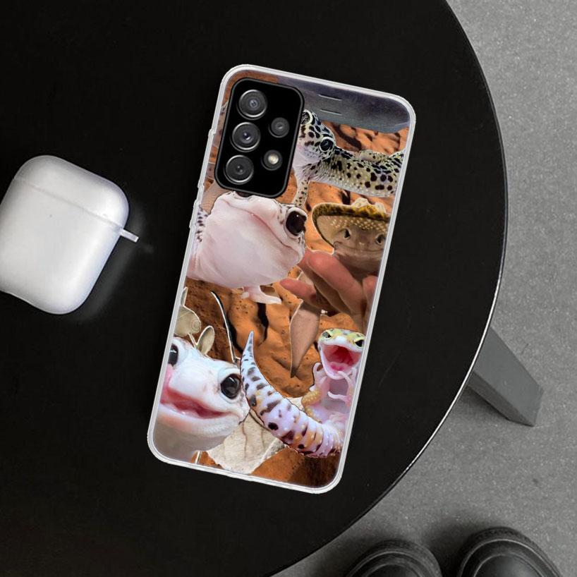 Lizards Geckos Phone Case for Samsung Galaxy A17 A16 A26 A36 A56 A57 A37 A15 A25 A35 A55 A14 A24 A34 A54 A13 A23 A33 A53 Galaxy