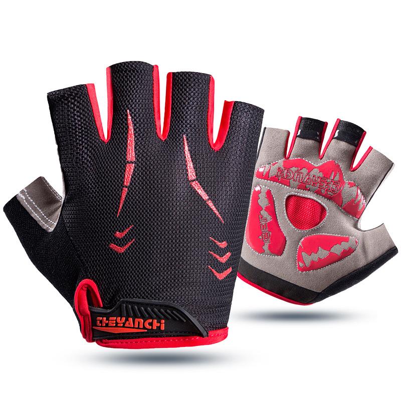 Sports Fitness Gloves Men's Non-slip Half Finger