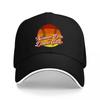 Summer Days and Double Plays Baseball Cap with Vintage Sun Design for Outdoor Sports Fans and Casual Wear Enthusiasts