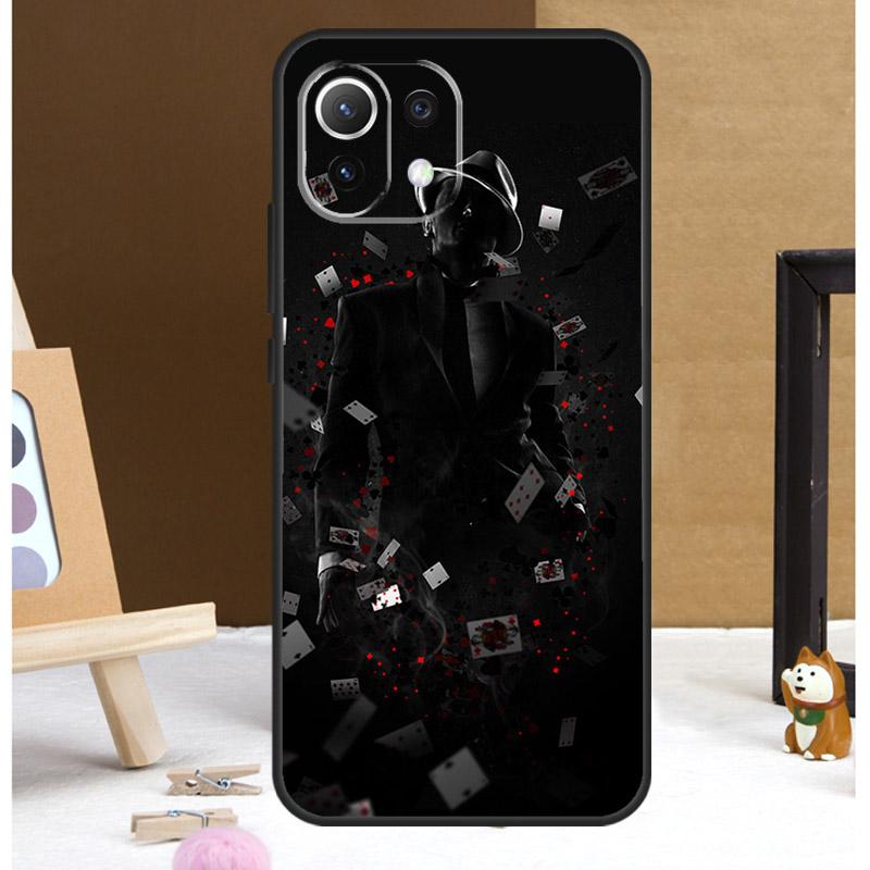 Dices Poker Casino Case For Xiaomi 13 14 15 Ultra 13T 14T 15T 17 Pro Max POCO X7 X3 X5 X6 F5 F6 F7 F8 Pro Cover