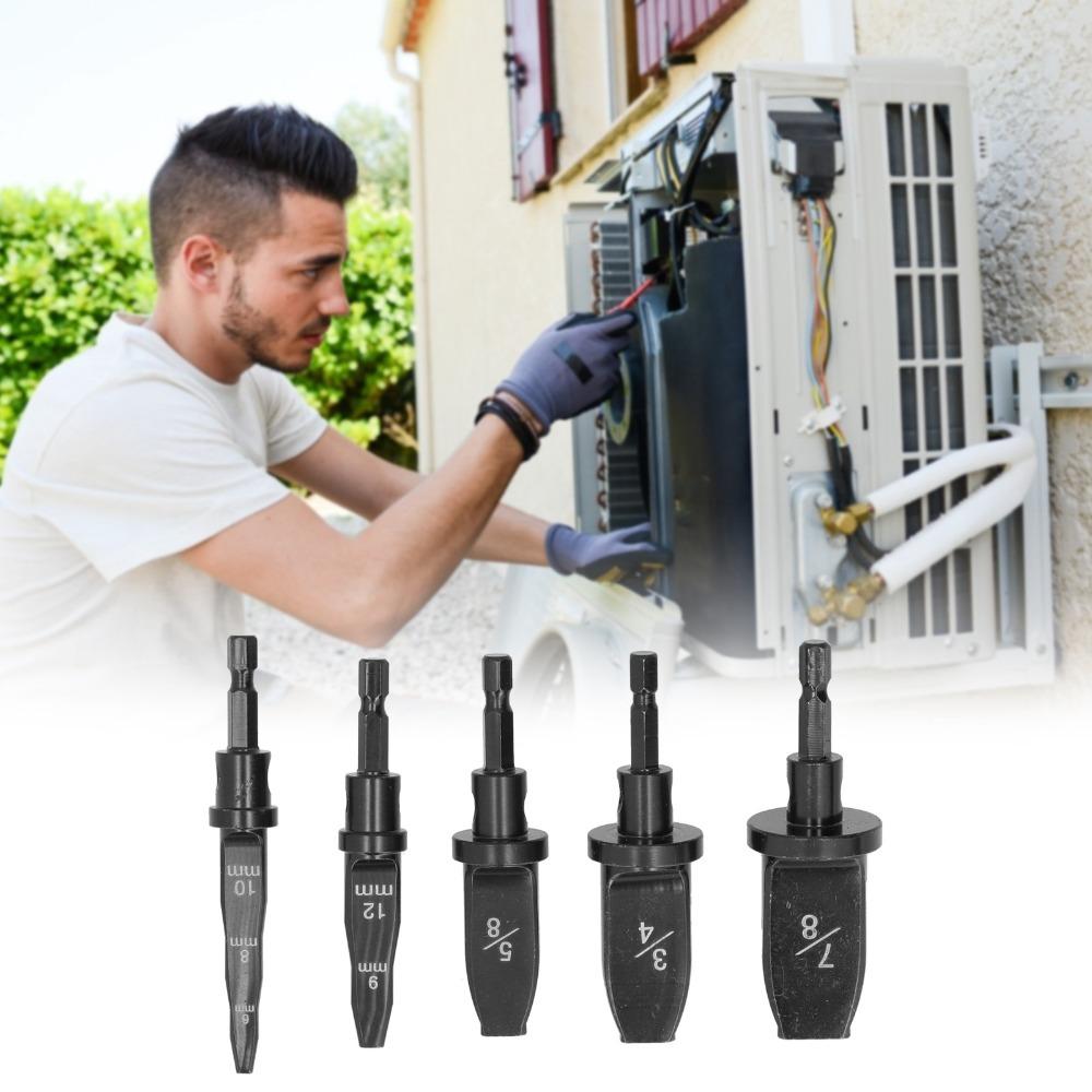 5pcs Manual Copper Pipe Expander Precision Tube Expander Durable Pipe Flaring Tool  Plumbing