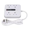 Power Socket Multifunction 8 In 1 USB PD QC Port   with 2m Cable for Home