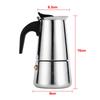 Espresso Stainless Steel Moka Pot 2 Cup 100ml Stovetop Espresso Maker Classic Coffee Maker Home Use