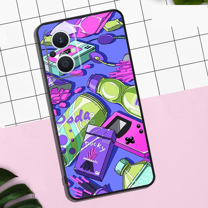 

90s Sweet Kawaii Game Controller Case For OPPO Reno 13F 12F 11F 8T 7 8 10 11 12 13 Pro OPPO Find X8 X6 Pro X3 X5 Lite Cover OPPO Reno10 5G