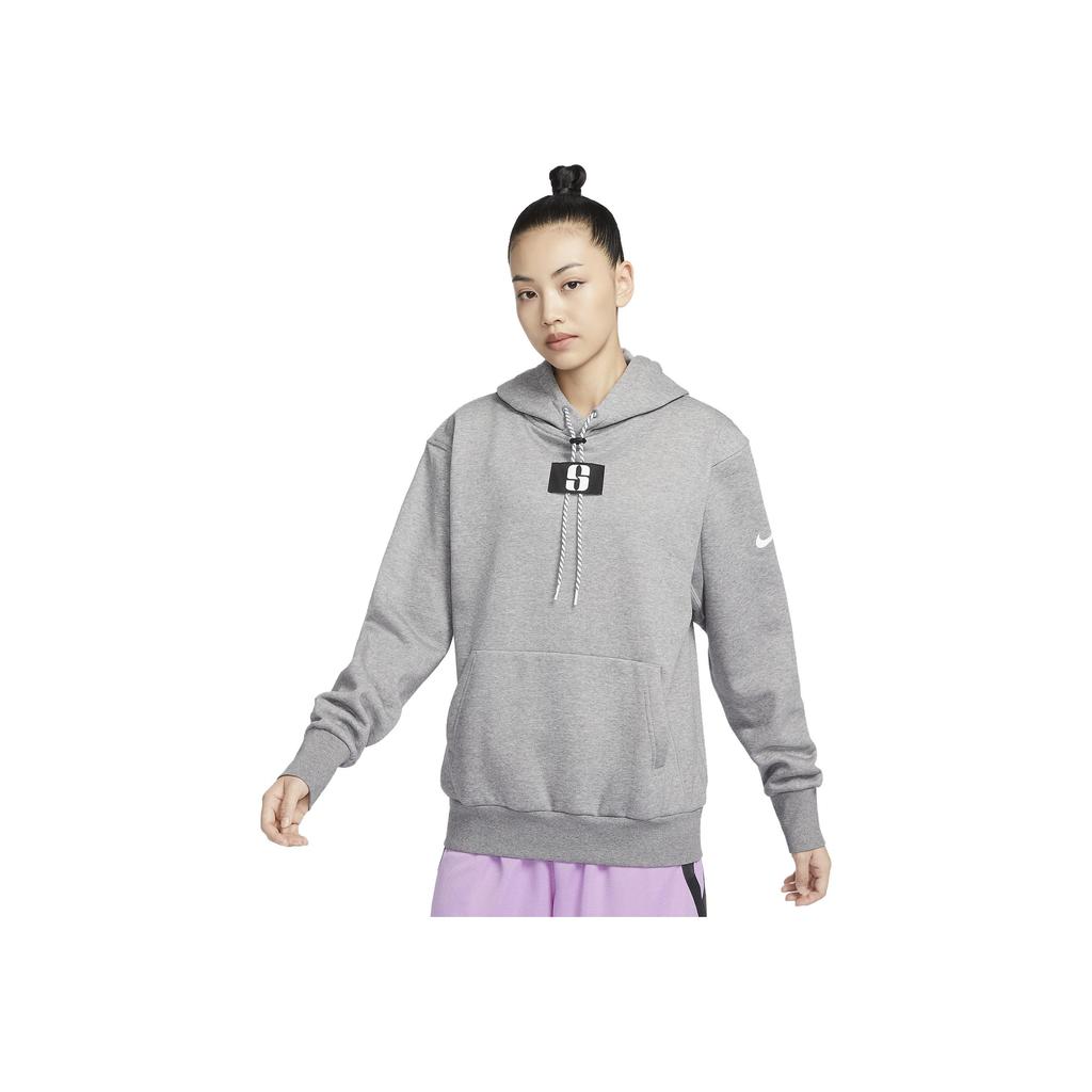 Nike Sweat-shirt à capuche oversize à manches longues pour femmes Gris FJ4450-091