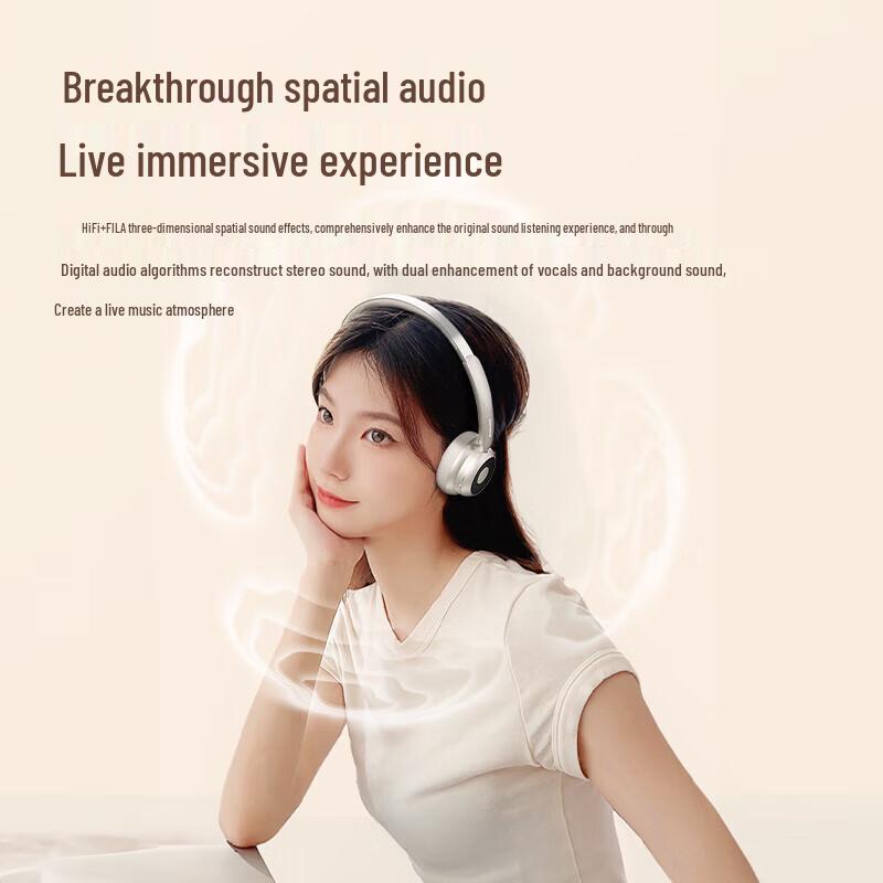 Philips TAH1129 Retro Wireless Noise-Canceling Over-Ear Headphones