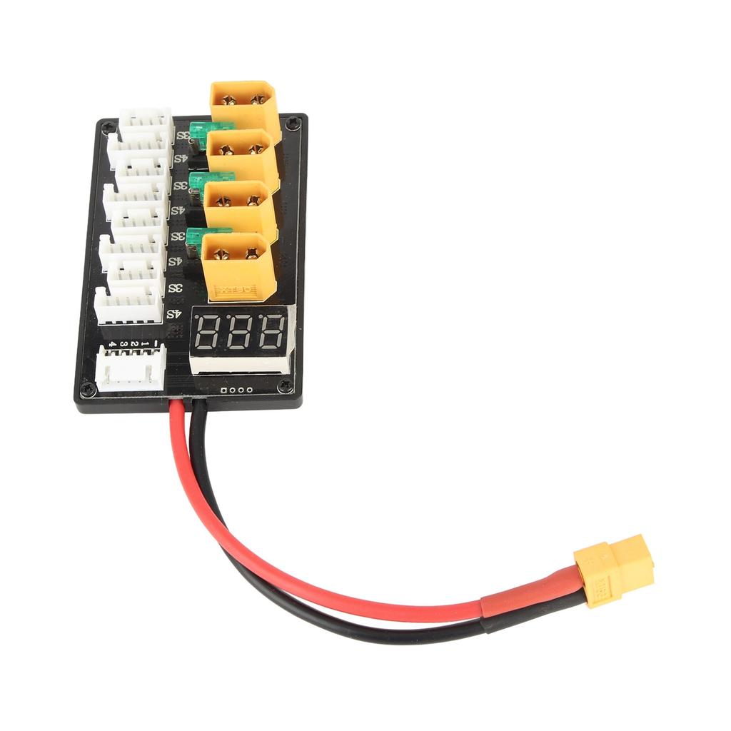 Xt60 Mini Parallel Charging Board with 15A Fuse Universal 3S 4S Battery Charging Plate for B6 B6AC