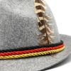 Retro Style Feather Hat Jazz Top Hat Cowboy Western Oktoberfest Hat Unisex