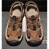 Herren Große Größe Baotou Lässige Strand Leder Sandalen Sommer Outdoor Atmungsaktive Trail Sandalen