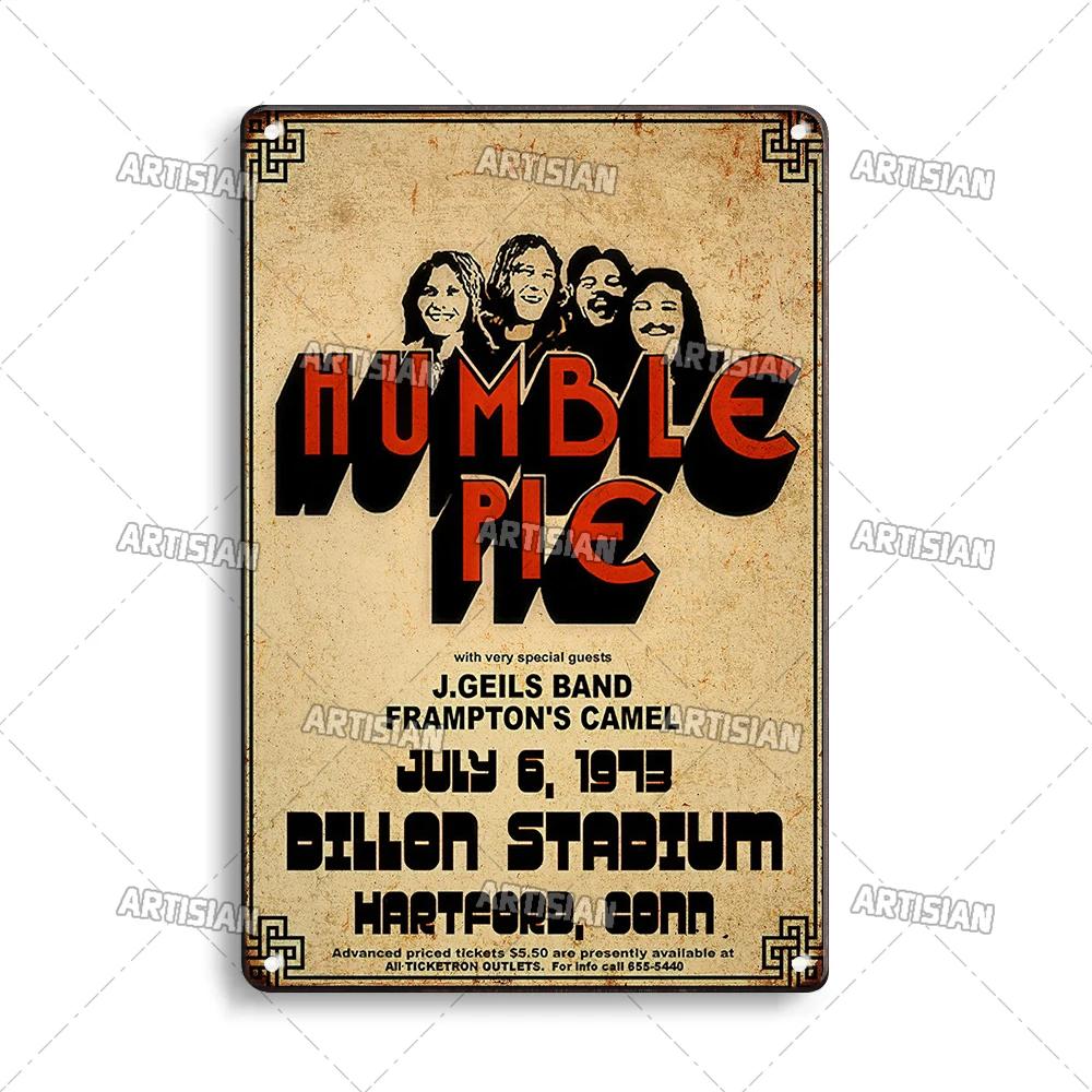 ARTISIAN Classic Rock Music Metal Tin Sign Home Bar Wall Decorative Weathered Metal Plaque Cafe Metal Sign Art Industrial Decor