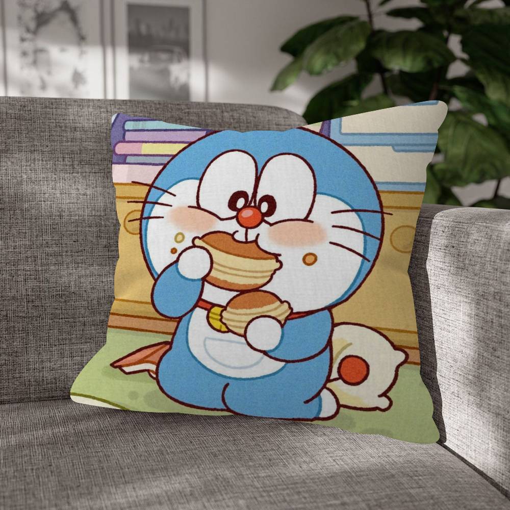 Doraemon Blue Cat Children Fashion Decorative Pillowcase Throw Cover Pillow Case Cushion For Living Room Square Home Decor