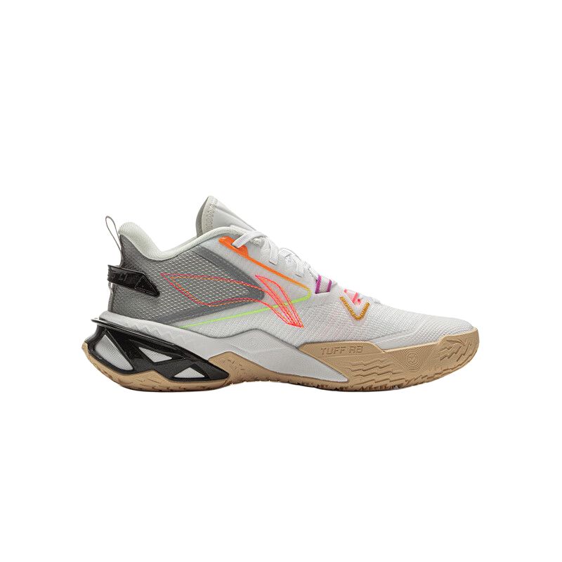 Li Ning Childrens Pioneer Team 5 Fabric Comfortable Soft Non-Slip Wear-Resistant Low-Top Basketball Shoes Men Sneaker YKBV006-3